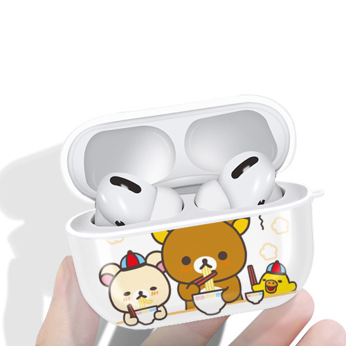 リラックマ リラックマ キイロイトリ Rilakkuma Korilakkuma Kiiroitori 【AirPods Pro用】ハードシェル保護ケース 耐衝撃・防指紋・カラビナ付き商品仕様