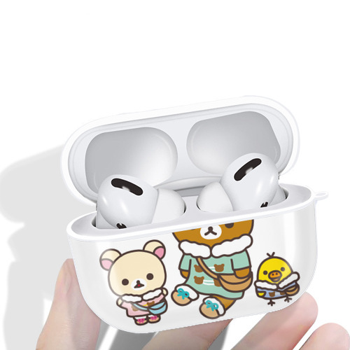 リラックマ リラックマ キイロイトリ Rilakkuma Korilakkuma Kiiroitori 【AirPods Pro用】ハードシェル保護ケース 耐衝撃・防指紋・カラビナ付き商品仕様