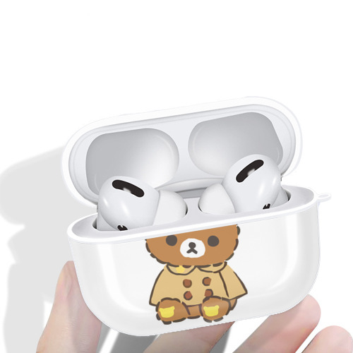 リラックマ リラックマ キイロイトリ Rilakkuma Korilakkuma Kiiroitori 【AirPods Pro用】ハードシェル保護ケース 耐衝撃・防指紋・カラビナ付き商品仕様