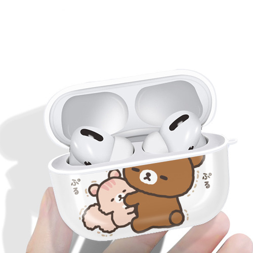 リラックマ リラックマ キイロイトリ Rilakkuma Korilakkuma Kiiroitori 【AirPods Pro用】ハードシェル保護ケース 耐衝撃・防指紋・カラビナ付き商品仕様