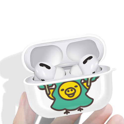 リラックマ リラックマ キイロイトリ Rilakkuma Korilakkuma Kiiroitori 【AirPods Pro用】ハードシェル保護ケース 耐衝撃・防指紋・カラビナ付き商品仕様