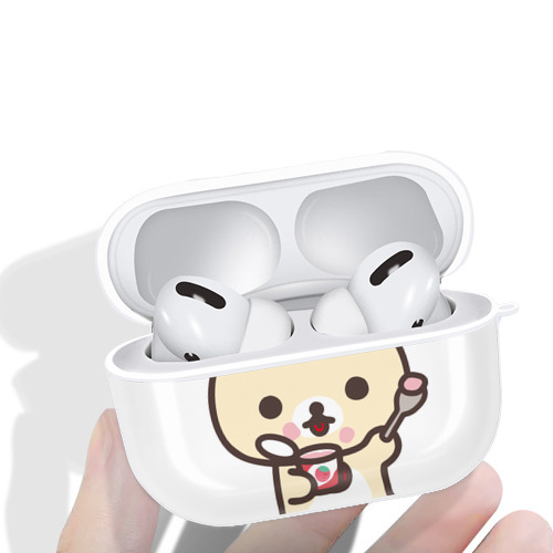 リラックマ リラックマ キイロイトリ Rilakkuma Korilakkuma Kiiroitori 【AirPods Pro用】ハードシェル保護ケース 耐衝撃・防指紋・カラビナ付き商品仕様