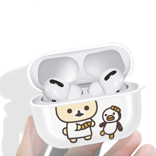 リラックマ リラックマ キイロイトリ Rilakkuma Korilakkuma Kiiroitori 【AirPods Pro用】ハードシェル保護ケース 耐衝撃・防指紋・カラビナ付き商品仕様