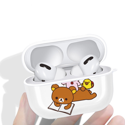 リラックマ リラックマ キイロイトリ Rilakkuma Korilakkuma Kiiroitori 【AirPods Pro用】ハードシェル保護ケース 耐衝撃・防指紋・カラビナ付き商品仕様