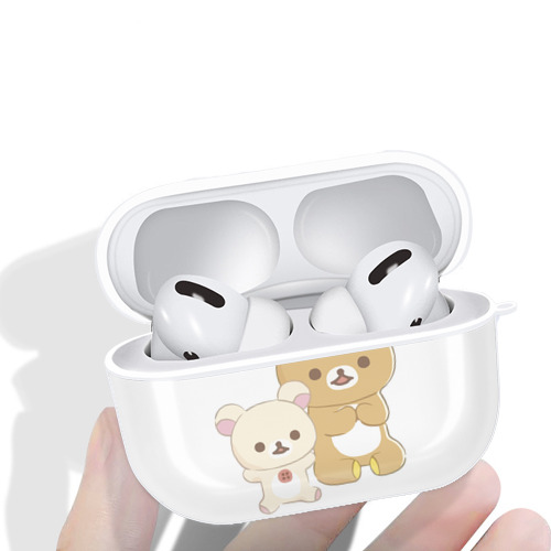 リラックマ リラックマ キイロイトリ Rilakkuma Korilakkuma Kiiroitori 【AirPods Pro用】ハードシェル保護ケース 耐衝撃・防指紋・カラビナ付き商品仕様