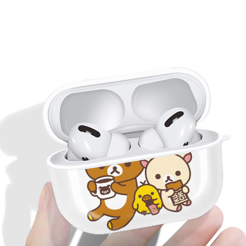 リラックマ リラックマ キイロイトリ Rilakkuma Korilakkuma Kiiroitori 【AirPods Pro用】ハードシェル保護ケース 耐衝撃・防指紋・カラビナ付き商品仕様