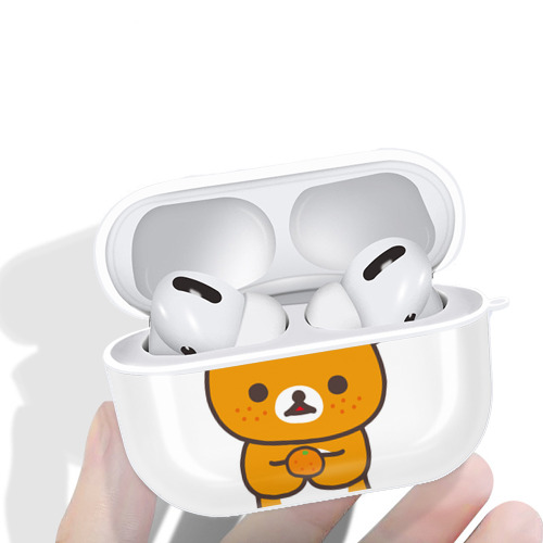リラックマ リラックマ キイロイトリ Rilakkuma Korilakkuma Kiiroitori 【AirPods Pro用】ハードシェル保護ケース 耐衝撃・防指紋・カラビナ付き商品仕様