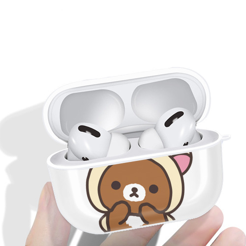 リラックマ リラックマ キイロイトリ Rilakkuma Korilakkuma Kiiroitori 【AirPods Pro用】ハードシェル保護ケース 耐衝撃・防指紋・カラビナ付き商品仕様