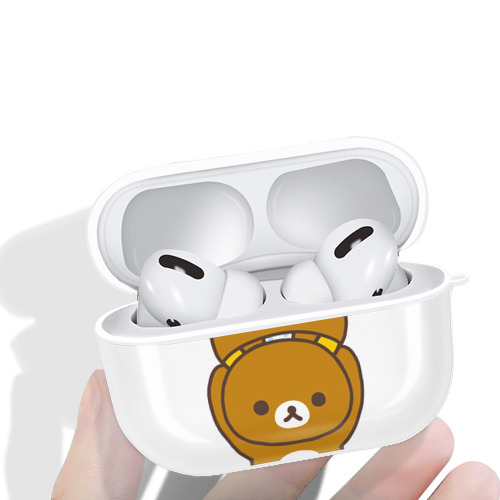 リラックマ リラックマ キイロイトリ Rilakkuma Korilakkuma Kiiroitori 【AirPods Pro用】ハードシェル保護ケース 耐衝撃・防指紋・カラビナ付き商品仕様