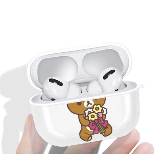 リラックマ リラックマ キイロイトリ Rilakkuma Korilakkuma Kiiroitori 【AirPods Pro用】ハードシェル保護ケース 耐衝撃・防指紋・カラビナ付き商品仕様