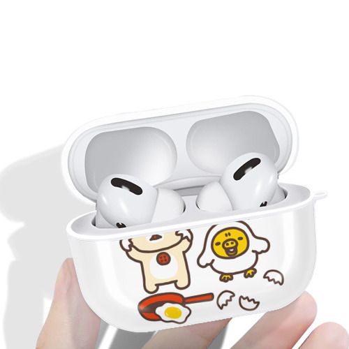 リラックマ リラックマ キイロイトリ Rilakkuma Korilakkuma Kiiroitori 【AirPods Pro用】ハードシェル保護ケース 耐衝撃・防指紋・カラビナ付き商品仕様