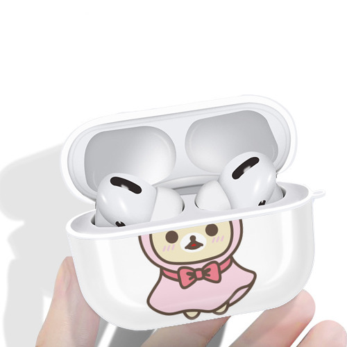 リラックマ リラックマ キイロイトリ Rilakkuma Korilakkuma Kiiroitori 【AirPods Pro用】ハードシェル保護ケース 耐衝撃・防指紋・カラビナ付き商品仕様