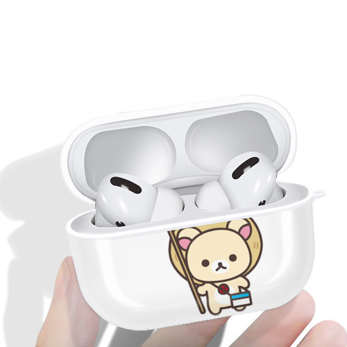 リラックマ リラックマ キイロイトリ Rilakkuma Korilakkuma Kiiroitori 【AirPods Pro用】ハードシェル保護ケース 耐衝撃・防指紋・カラビナ付き商品仕様
