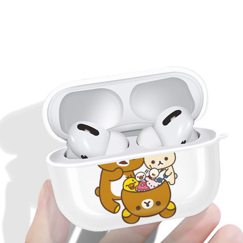 リラックマ リラックマ キイロイトリ Rilakkuma Korilakkuma Kiiroitori 【AirPods Pro用】ハードシェル保護ケース 耐衝撃・防指紋・カラビナ付き商品仕様