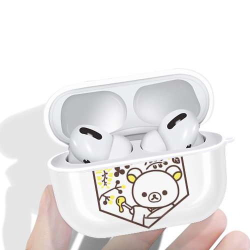 リラックマ リラックマ キイロイトリ Rilakkuma Korilakkuma Kiiroitori 【AirPods Pro用】ハードシェル保護ケース 耐衝撃・防指紋・カラビナ付き商品仕様