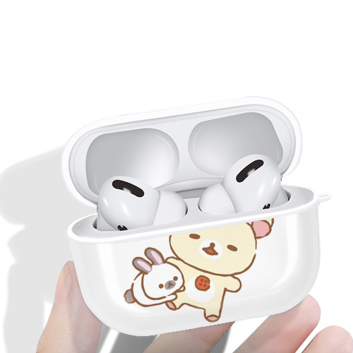 リラックマ リラックマ キイロイトリ Rilakkuma Korilakkuma Kiiroitori 【AirPods Pro用】ハードシェル保護ケース 耐衝撃・防指紋・カラビナ付き商品仕様