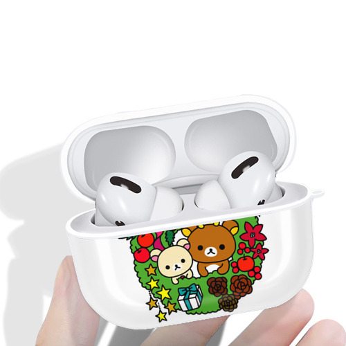 リラックマ リラックマ キイロイトリ Rilakkuma Korilakkuma Kiiroitori 【AirPods Pro用】ハードシェル保護ケース 耐衝撃・防指紋・カラビナ付き商品仕様