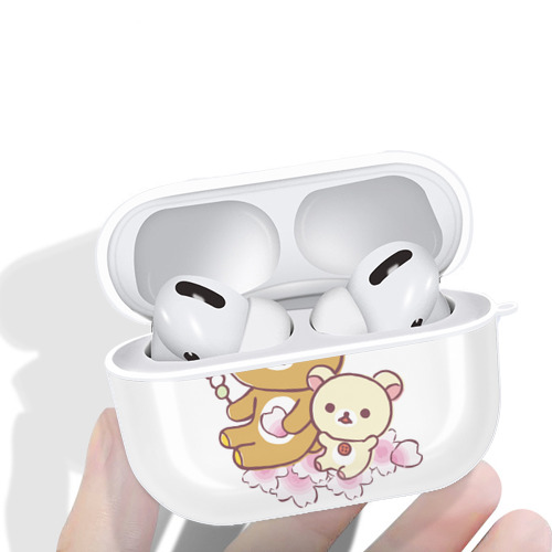 リラックマ リラックマ キイロイトリ Rilakkuma Korilakkuma Kiiroitori 【AirPods Pro用】ハードシェル保護ケース 耐衝撃・防指紋・カラビナ付き商品仕様