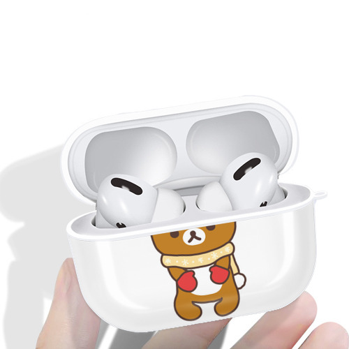 リラックマ リラックマ キイロイトリ Rilakkuma Korilakkuma Kiiroitori 【AirPods Pro用】ハードシェル保護ケース 耐衝撃・防指紋・カラビナ付き商品仕様
