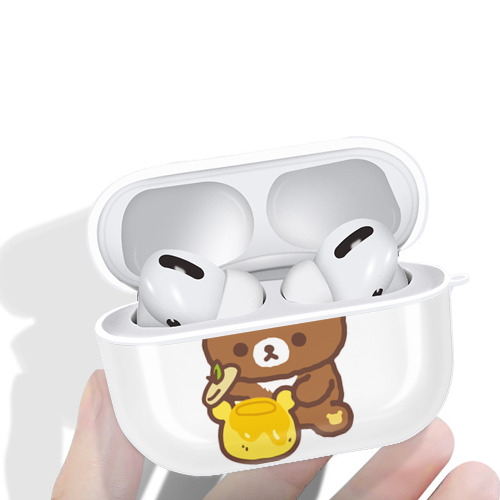 リラックマ リラックマ キイロイトリ Rilakkuma Korilakkuma Kiiroitori 【AirPods Pro用】ハードシェル保護ケース 耐衝撃・防指紋・カラビナ付き商品仕様