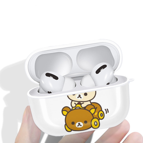 リラックマ リラックマ キイロイトリ Rilakkuma Korilakkuma Kiiroitori 【AirPods Pro用】ハードシェル保護ケース 耐衝撃・防指紋・カラビナ付き商品仕様