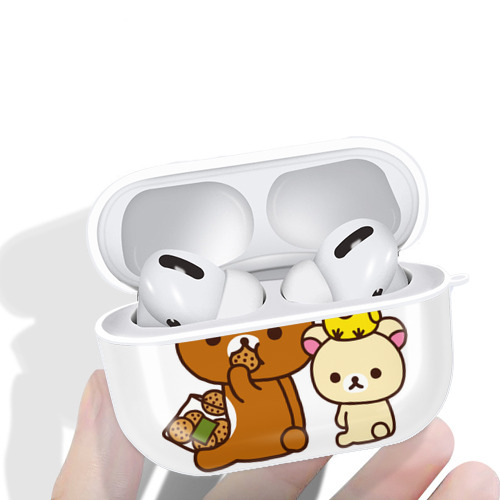 リラックマ リラックマ キイロイトリ Rilakkuma Korilakkuma Kiiroitori 【AirPods Pro用】ハードシェル保護ケース 耐衝撃・防指紋・カラビナ付き商品仕様