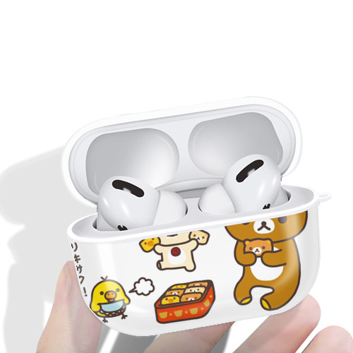 リラックマ リラックマ キイロイトリ Rilakkuma Korilakkuma Kiiroitori 【AirPods Pro用】ハードシェル保護ケース 耐衝撃・防指紋・カラビナ付き商品仕様
