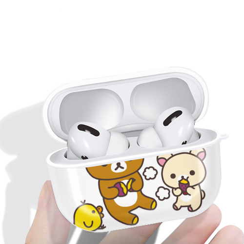 リラックマ リラックマ キイロイトリ Rilakkuma Korilakkuma Kiiroitori 【AirPods Pro用】ハードシェル保護ケース 耐衝撃・防指紋・カラビナ付き商品仕様