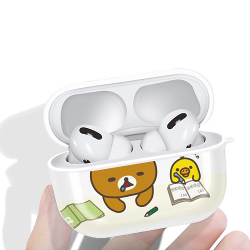 リラックマ リラックマ キイロイトリ Rilakkuma Korilakkuma Kiiroitori 【AirPods Pro用】ハードシェル保護ケース 耐衝撃・防指紋・カラビナ付き商品仕様