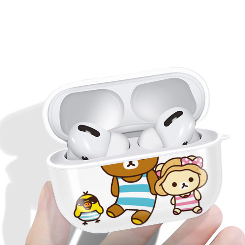 リラックマ リラックマ キイロイトリ Rilakkuma Korilakkuma Kiiroitori 【AirPods Pro用】ハードシェル保護ケース 耐衝撃・防指紋・カラビナ付き商品仕様