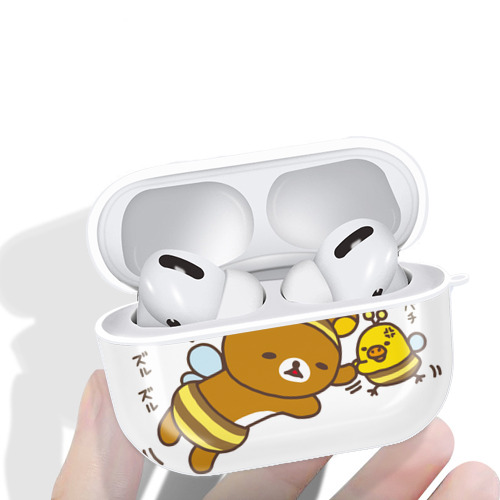 リラックマ リラックマ キイロイトリ Rilakkuma Korilakkuma Kiiroitori 【AirPods Pro用】ハードシェル保護ケース 耐衝撃・防指紋・カラビナ付き商品仕様