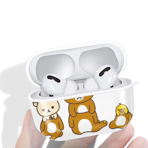リラックマ リラックマ キイロイトリ Rilakkuma Korilakkuma Kiiroitori 【AirPods Pro用】ハードシェル保護ケース 耐衝撃・防指紋・カラビナ付き商品仕様