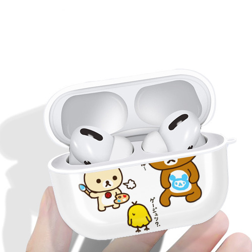 リラックマ リラックマ キイロイトリ Rilakkuma Korilakkuma Kiiroitori 【AirPods Pro用】ハードシェル保護ケース 耐衝撃・防指紋・カラビナ付き商品仕様