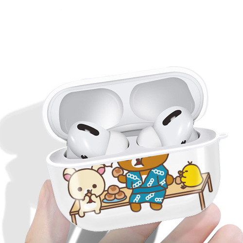 リラックマ リラックマ キイロイトリ Rilakkuma Korilakkuma Kiiroitori 【AirPods Pro用】ハードシェル保護ケース 耐衝撃・防指紋・カラビナ付き商品仕様