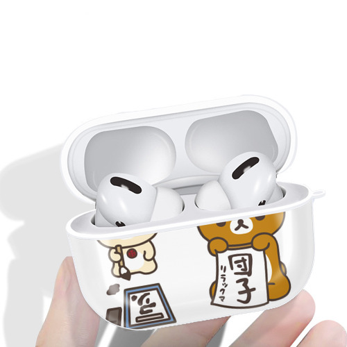 リラックマ リラックマ キイロイトリ Rilakkuma Korilakkuma Kiiroitori 【AirPods Pro用】ハードシェル保護ケース 耐衝撃・防指紋・カラビナ付き商品仕様