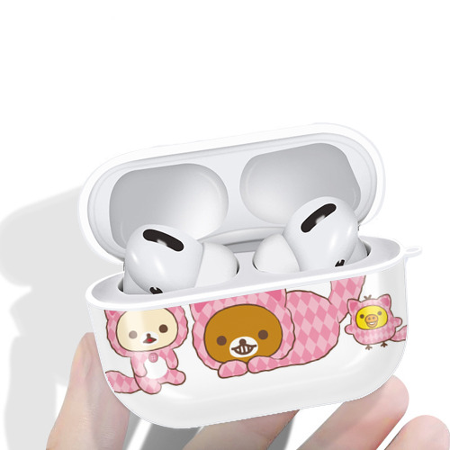 リラックマ リラックマ キイロイトリ Rilakkuma Korilakkuma Kiiroitori 【AirPods Pro用】ハードシェル保護ケース 耐衝撃・防指紋・カラビナ付き商品仕様