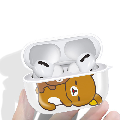 リラックマ リラックマ キイロイトリ Rilakkuma Korilakkuma Kiiroitori 【AirPods Pro用】ハードシェル保護ケース 耐衝撃・防指紋・カラビナ付き商品仕様