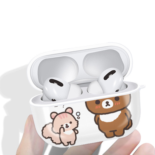 リラックマ リラックマ キイロイトリ Rilakkuma Korilakkuma Kiiroitori 【AirPods Pro用】ハードシェル保護ケース 耐衝撃・防指紋・カラビナ付き商品仕様