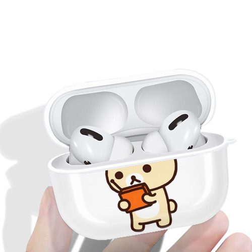 リラックマ リラックマ キイロイトリ Rilakkuma Korilakkuma Kiiroitori 【AirPods Pro用】ハードシェル保護ケース 耐衝撃・防指紋・カラビナ付き商品仕様