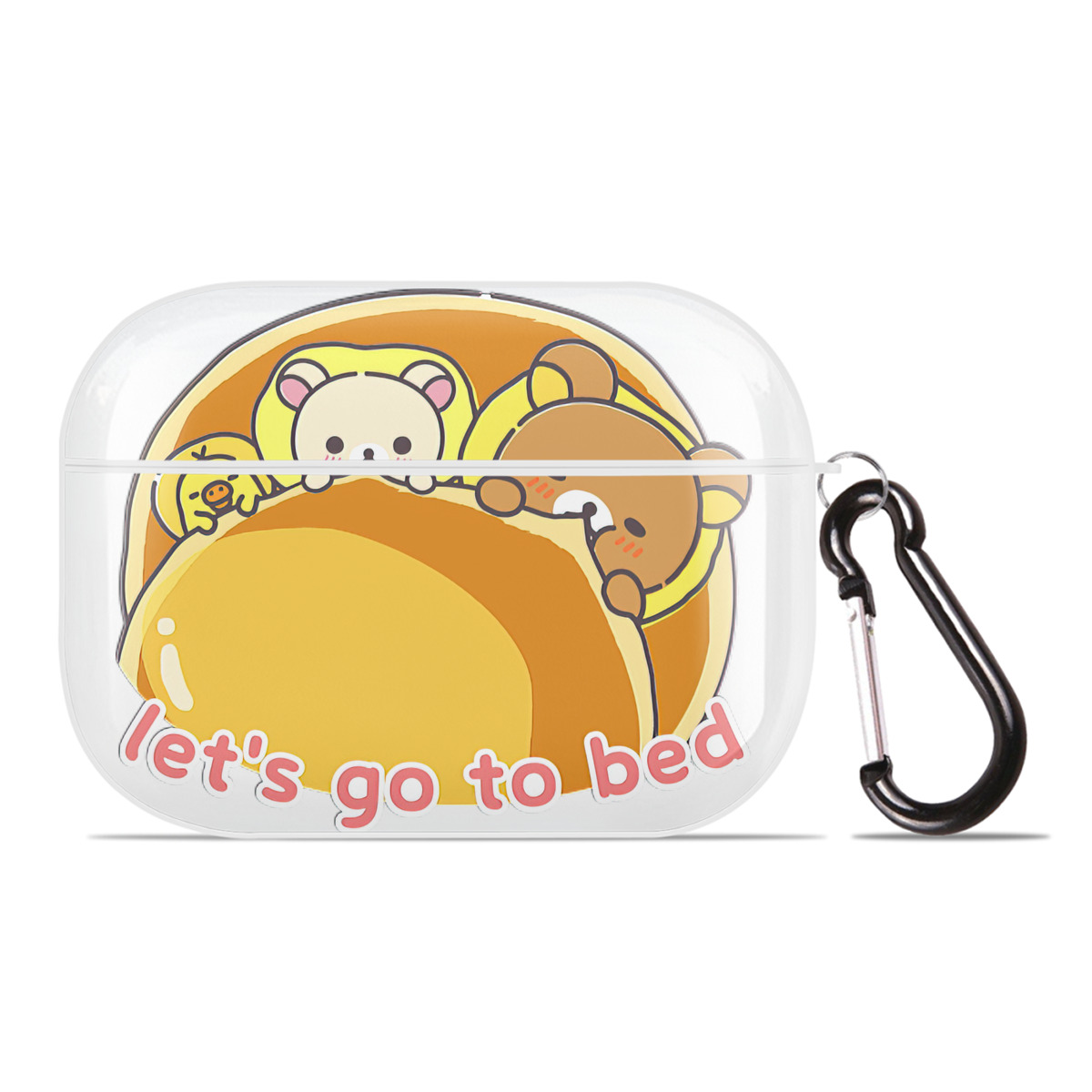 （画像用） リラックマ リラックマ キイロイトリ Rilakkuma Korilakkuma Kiiroitori 【AirPods Pro用】ハードシェル保護ケース 耐衝撃・防指紋・カラビナ付き商品仕様