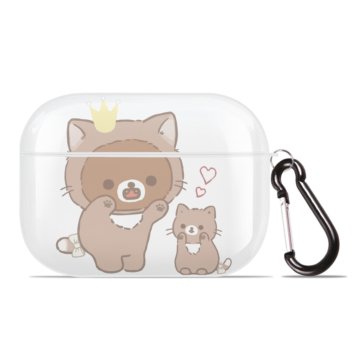 （画像用） リラックマ リラックマ キイロイトリ Rilakkuma Korilakkuma Kiiroitori 【AirPods Pro用】ハードシェル保護ケース 耐衝撃・防指紋・カラビナ付き商品仕様