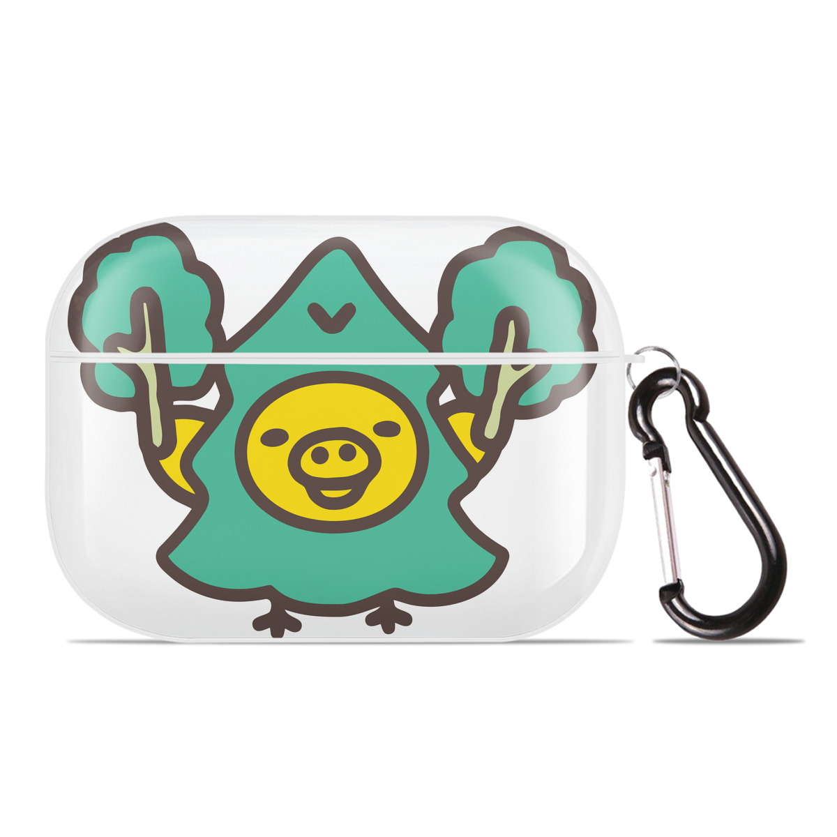 （画像用） リラックマ リラックマ キイロイトリ Rilakkuma Korilakkuma Kiiroitori 【AirPods Pro用】ハードシェル保護ケース 耐衝撃・防指紋・カラビナ付き商品仕様