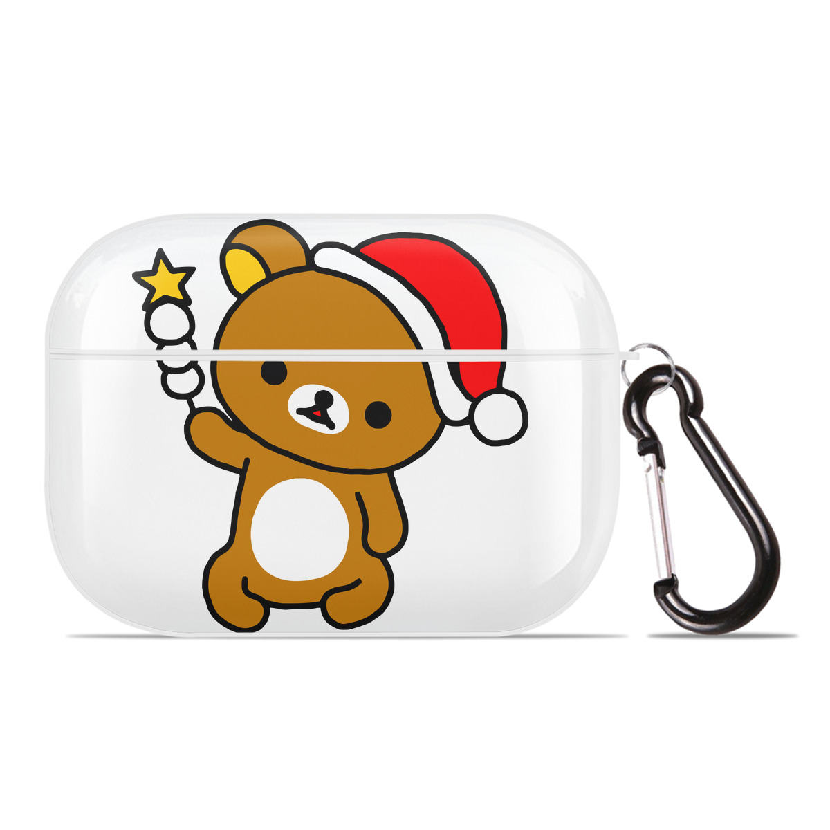 （画像用） リラックマ リラックマ キイロイトリ Rilakkuma Korilakkuma Kiiroitori 【AirPods Pro用】ハードシェル保護ケース 耐衝撃・防指紋・カラビナ付き商品仕様
