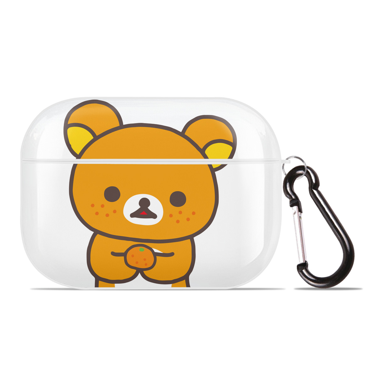 （画像用） リラックマ リラックマ キイロイトリ Rilakkuma Korilakkuma Kiiroitori 【AirPods Pro用】ハードシェル保護ケース 耐衝撃・防指紋・カラビナ付き商品仕様