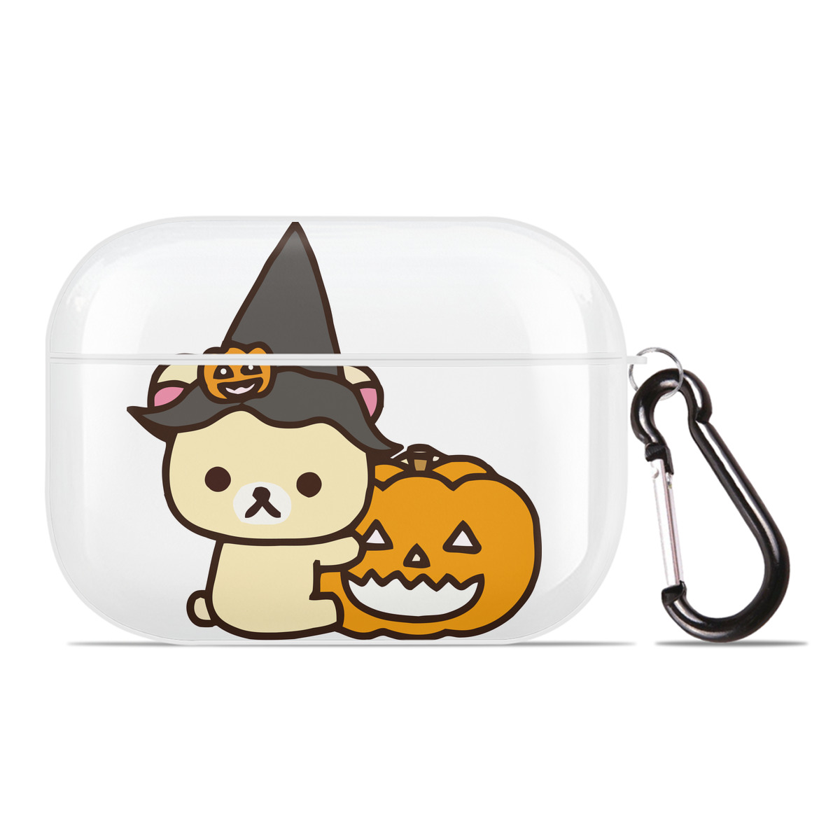 （画像用） リラックマ リラックマ キイロイトリ Rilakkuma Korilakkuma Kiiroitori 【AirPods Pro用】ハードシェル保護ケース 耐衝撃・防指紋・カラビナ付き商品仕様