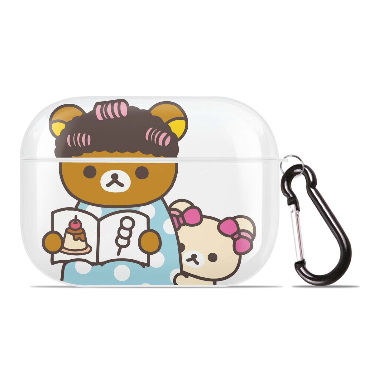 （画像用） リラックマ リラックマ キイロイトリ Rilakkuma Korilakkuma Kiiroitori 【AirPods Pro用】ハードシェル保護ケース 耐衝撃・防指紋・カラビナ付き商品仕様