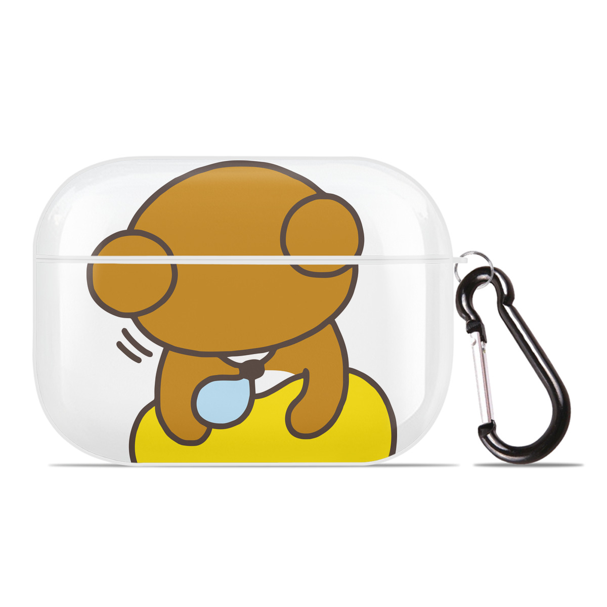 （画像用） リラックマ リラックマ キイロイトリ Rilakkuma Korilakkuma Kiiroitori 【AirPods Pro用】ハードシェル保護ケース 耐衝撃・防指紋・カラビナ付き商品仕様