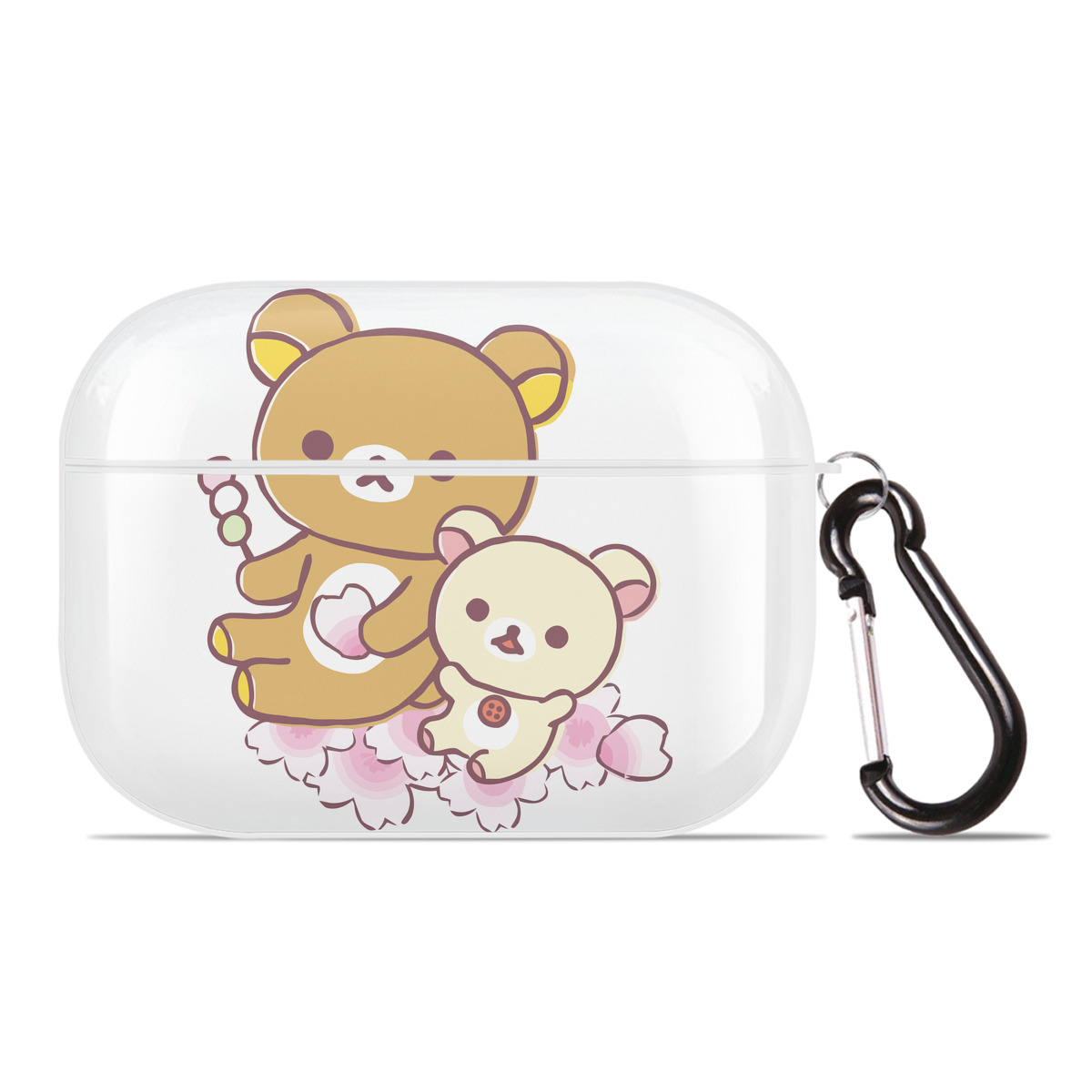 （画像用） リラックマ リラックマ キイロイトリ Rilakkuma Korilakkuma Kiiroitori 【AirPods Pro用】ハードシェル保護ケース 耐衝撃・防指紋・カラビナ付き商品仕様