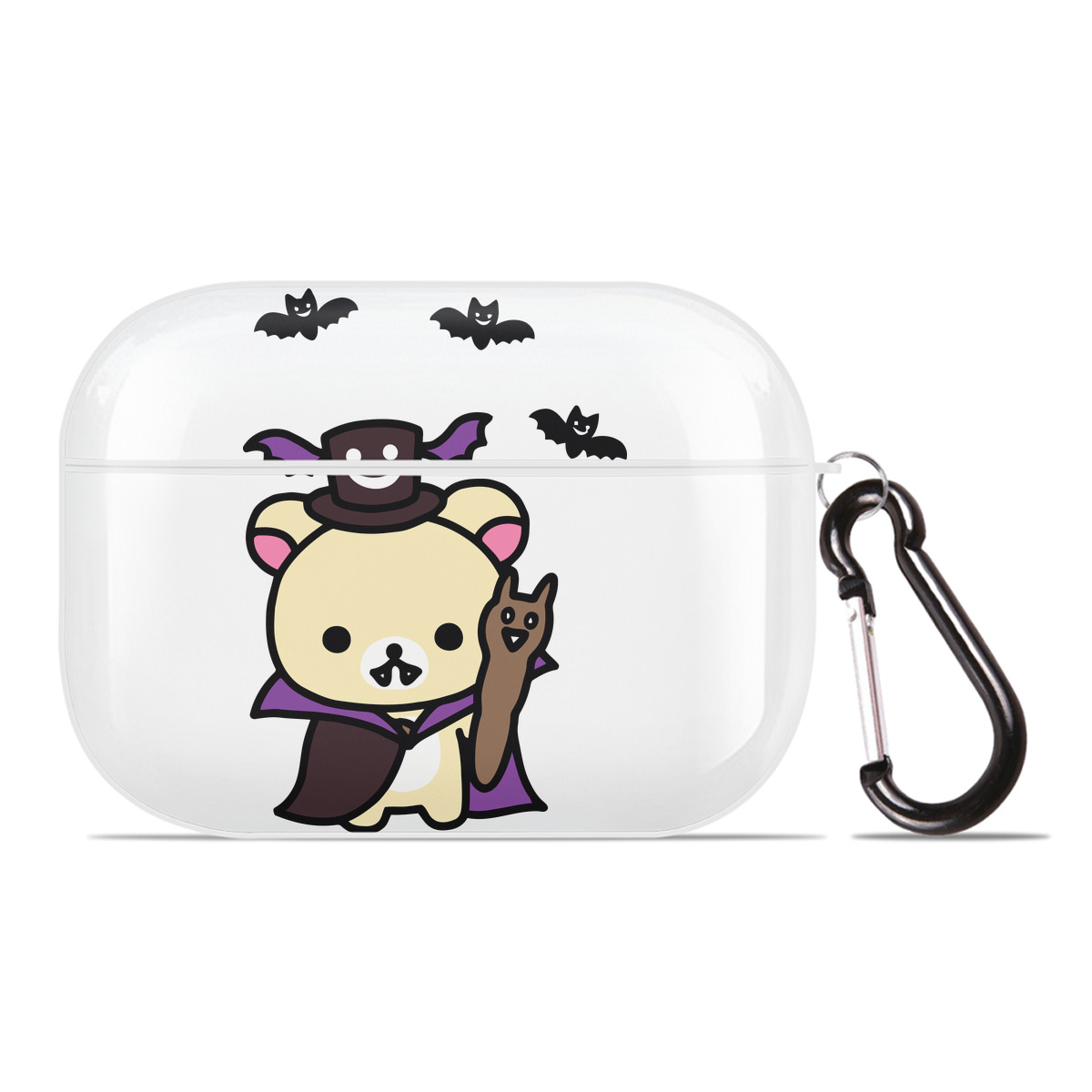 （画像用） リラックマ リラックマ キイロイトリ Rilakkuma Korilakkuma Kiiroitori 【AirPods Pro用】ハードシェル保護ケース 耐衝撃・防指紋・カラビナ付き商品仕様