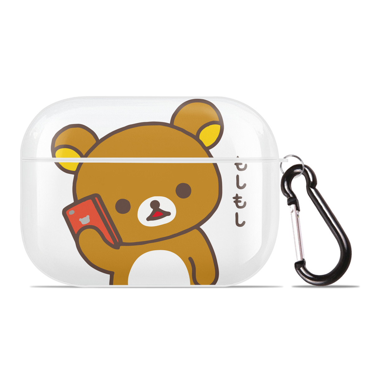 （画像用） リラックマ リラックマ キイロイトリ Rilakkuma Korilakkuma Kiiroitori 【AirPods Pro用】ハードシェル保護ケース 耐衝撃・防指紋・カラビナ付き商品仕様